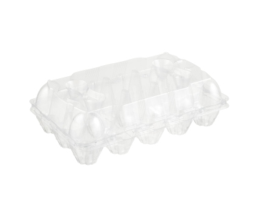 Durable, recyclable transparent box of 15 pieces
